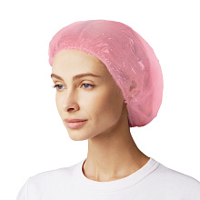 шапочка розовая для душа3 шапочка розовая для душа3